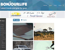 Tablet Screenshot of bonjourlife.com